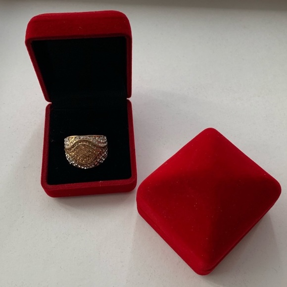 🆕 10 VELVET RING BOXES - Picture 2 of 7